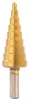 Lépcsős fúró készlet HSS, 6 részes, 4–32 mm + marófúrók 3/6/8 mm, PM-ZWSF-6T – Powermat (PM1458)
