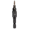 Fafúró süllyesztővel, csavarfészek-fúró készlet 4 részes, 2,4–3,5 mm, HEX 1/4", PM-ZWZP-4TN – Powermat (PM1459)