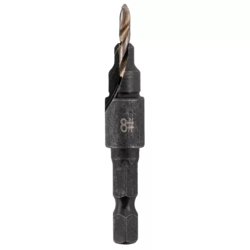 Fafúró süllyesztővel, csavarfészek-fúró készlet 4 részes, 2,4–3,5 mm, HEX 1/4", PM-ZWZP-4TN – Powermat (PM1459)