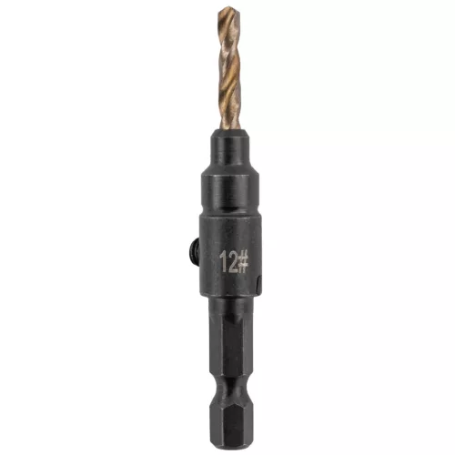 Fafúró süllyesztővel, csavarfészek-fúró készlet 4 részes, 2,4–3,5 mm, HEX 1/4", PM-ZWZP-4TN – Powermat (PM1459)