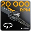Pneumatikus szalagcsiszoló 10 × 330 mm, 20 000 ford./perc, állítható fejjel, PM-PST-330T – Powermat (PM1464)