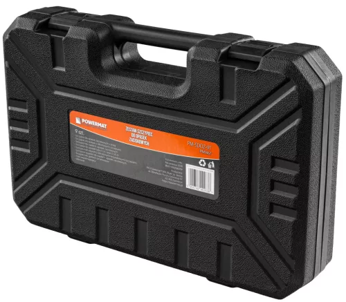 Bilincsfogó készlet autószereléshez, rugós, Clic és Oetiker bilincsekhez, kofferben, PM-SDOZ-9T – Powermat (PM1467)