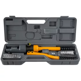   Hidraulikus kábelsaru-préselő fogó 6–300 mm², 12 t, 14 préspofa, kofferben, PM-ZHDK-6300T – Powermat (PM1468)