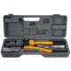 Hidraulikus kábelsaru-préselő fogó 6–300 mm², 12 t, 14 préspofa, kofferben, PM-ZHDK-6300T – Powermat (PM1468)