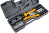 Hidraulikus kábelsaru-préselő fogó 6–300 mm², 12 t, 14 préspofa, kofferben, PM-ZHDK-6300T – Powermat (PM1468)