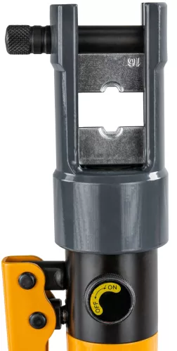 Hidraulikus kábelsaru-préselő fogó 6–300 mm², 12 t, 14 préspofa, kofferben, PM-ZHDK-6300T – Powermat (PM1468)