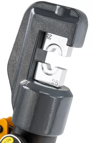 Hidraulikus kábelsaru-préselő fogó 4–70 mm², 6 t, hatszögletű, kofferben, PM-ZHDK-470T – Powermat (PM1469)