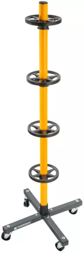 Kerékállvány, guruló gumitároló 4 kerékhez, max. 235 mm, 100 kg, összecsukható, PM-MSNK-235T – Powermat (PM1473)