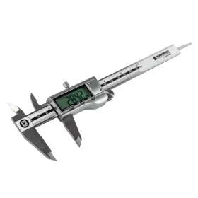   Digitális tolómérő 0–150 mm, 0,01 mm felbontás, LCD kijelzővel, PM-SUW-150ETN – Powermat (PM1474)