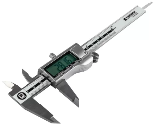 Digitális tolómérő 0–150 mm, 0,01 mm felbontás, LCD kijelzővel, PM-SUW-150ETN – Powermat (PM1474)