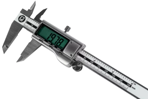Digitális tolómérő 0–150 mm, 0,01 mm felbontás, LCD kijelzővel, PM-SUW-150ETN – Powermat (PM1474)