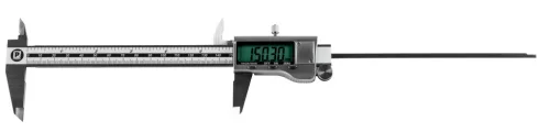 Digitális tolómérő 0–150 mm, 0,01 mm felbontás, LCD kijelzővel, PM-SUW-150ETN – Powermat (PM1474)