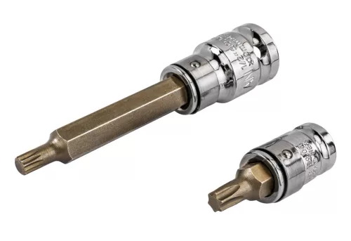 Gépi bitkészlet 40 részes, imbusz, Torx és spline bitek 30/75 mm, fém kofferben, PM-ZB-40T – Powermat (PM1475)