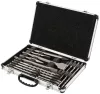 SDS Plus fúró- és vésőkészlet 17 részes, 5–14 mm fúrók, 5 véső, kofferben, PM-ZWD-17T – Powermat (PM1488)