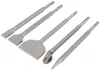 SDS Plus vésőkészlet 5 részes, 250 mm, hegyes, lapos és horonyvéső, PM-ZD-5T – Powermat (PM1490)