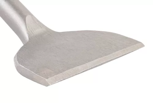 Hajlított széles lapos véső SDS Plus 75 mm, 165 mm, 15°, csempe- és vakolatvéső, PM-DL-15T – Powermat (PM1491)