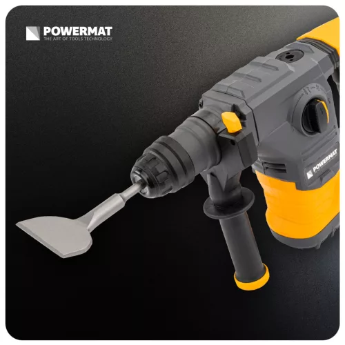 Hajlított széles lapos véső SDS Plus 75 mm, 165 mm, 15°, csempe- és vakolatvéső, PM-DL-15T – Powermat (PM1491)