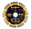 Gyémánt vágótárcsa 125 mm, szegmentált, 22,23 mm furat, 2,4 mm, PM-TDCS-1253T – Powermat (PM1495)
