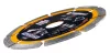 Gyémánt vágótárcsa 125 mm, szegmentált, 22,23 mm furat, 2,4 mm, PM-TDCS-1253T – Powermat (PM1495)
