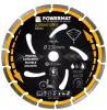 Gyémánt vágótárcsa 230 mm, 18 szegmenses, 22,2 mm furat, száraz/nedves, PM-TDCS-2302T – Powermat (PM1496)