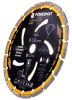 Gyémánt vágótárcsa 230 mm, 18 szegmenses, 22,2 mm furat, száraz/nedves, PM-TDCS-2302T – Powermat (PM1496)