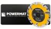 Gyémánt vágótárcsa szegmentált 125 mm, 22,23 mm, száraz/vizes vágás, PM-TDCS-1254T – Powermat (PM1497)