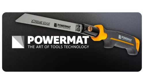 Univerzális kézifűrész 3 az 1-ben, cserélhető lappal fához, fémhez, gipszkartonhoz, 310 mm, PM-PRU-3W1T – Powermat (PM1519)