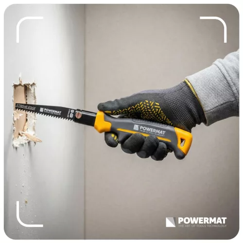 Univerzális kézifűrész 3 az 1-ben, cserélhető lappal fához, fémhez, gipszkartonhoz, 310 mm, PM-PRU-3W1T – Powermat (PM1519)