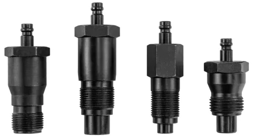 Kompressziómérő dízelmotorhoz, 16 részes, 0–70 bar, izzító- és injektoradapterekkel, PM-MCSD-16T – Powermat (PM1524)