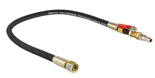 Pneumatikus befecskendező-kihúzó készlet, 18 adapterrel, 80 cm-es tömlővel, kofferben, PM-SPW-21T – Powermat (PM1528)