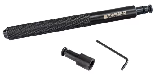 Persely- és csapágybeütő készlet 52 részes, 18–74 mm, 225 mm-es beütővel, kofferben, PM-STIL-52T – Powermat (PM1535)