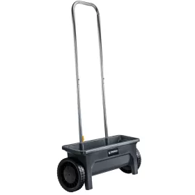   Kézi szóró- és vetőkocsi 12 l, 46 cm szórásszélesség, 10 fokozat, PM-SRO-12T – Powermat (PM1546)