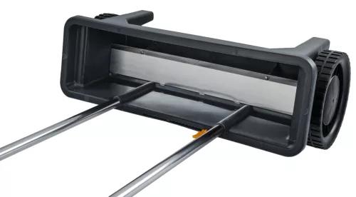 Kézi szóró- és vetőkocsi 12 l, 46 cm szórásszélesség, 10 fokozat, PM-SRO-12T – Powermat (PM1546)