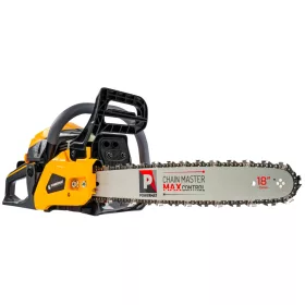   Benzines láncfűrész 55 cm³, 6 LE, 45 cm-es vezetőlemezzel, rezgéscsillapítással, PM-PSP-6HP-PRO – Powermat (PM1548)
