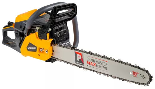 Benzines láncfűrész 55 cm³, 6 LE, 45 cm-es vezetőlemezzel, rezgéscsillapítással, PM-PSP-6HP-PRO – Powermat (PM1548)