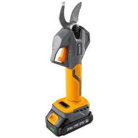   Akkus metszőolló 30 mm, 21 V, 2 × 2 Ah, szénkefe nélküli motor, LCD, kofferben, PM-SA-21V-2AM – Powermat (PM1550)