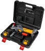 Akkus metszőolló 30 mm, 21 V, 2 × 2 Ah, szénkefe nélküli motor, LCD, kofferben, PM-SA-21V-2AM – Powermat (PM1550)