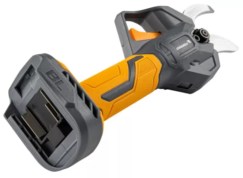 Akkus metszőolló 30 mm, 21 V, 2 × 2 Ah, szénkefe nélküli motor, LCD, kofferben, PM-SA-21V-2AM – Powermat (PM1550)