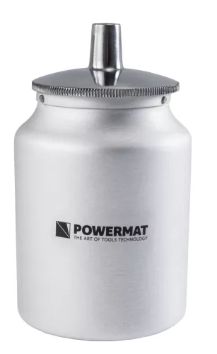 Homokfúvó pisztoly tartállyal, 1000 ml, 8 bar, 160 l/perc, PM-PDPI-1T – Powermat (PM1551)