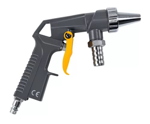 Homokfúvó pisztoly szívótömlővel 1 m, 8 bar, 160 l/perc, 1/4", PM-PDPI-2T – Powermat (PM1552)