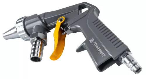 Homokfúvó pisztoly szívótömlővel 1 m, 8 bar, 160 l/perc, 1/4", PM-PDPI-2T – Powermat (PM1552)