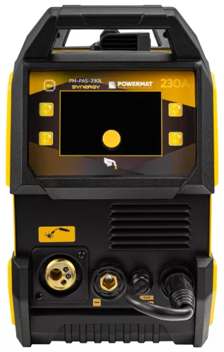 Inverteres hegesztőgép MIG/MAG, MMA, TIG Lift, 230 A, 230 V, dupla pulse, PM-PAS-230L – Powermat (PM1554)
