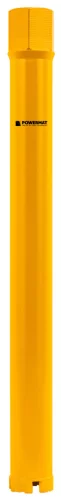 Gyémánt fúrókorona betonhoz 42 × 450 mm, 1 1/4" UNC, 4 szegmens, vizes, PM-DWK-42x450M – Powermat (PM1558)
