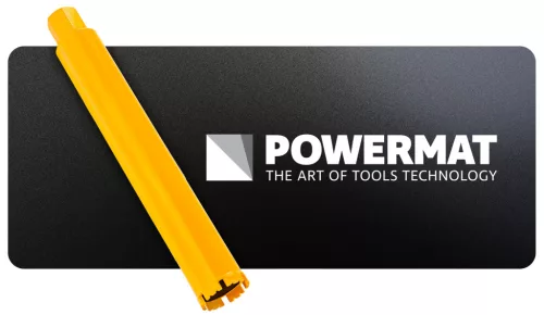 Gyémánt koronafúró betonhoz 63 × 450 mm, 1 1/4" UNC menet, PM-DWK-63x450M – Powermat (PM1559)
