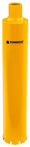 Gyémánt koronafúró betonhoz 83 × 450 mm, 1 1/4" UNC menet, PM-DWK-83x450M – Powermat (PM1560)