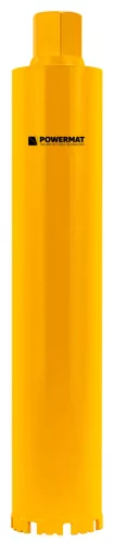 Gyémánt koronafúró betonhoz 83 × 450 mm, 1 1/4" UNC menet, PM-DWK-83x450M – Powermat (PM1560)