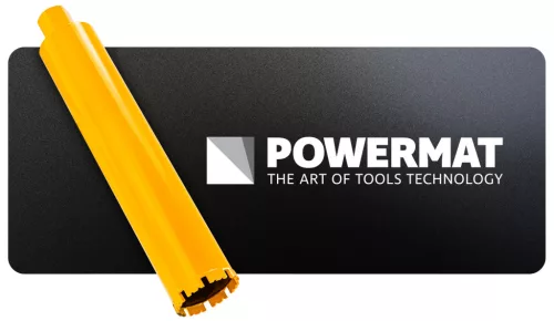 Gyémánt koronafúró betonhoz 83 × 450 mm, 1 1/4" UNC menet, PM-DWK-83x450M – Powermat (PM1560)