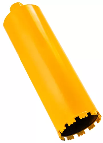 Gyémánt fúrókorona betonhoz 132 × 450 mm, 1 1/4" UNC, 11 szegmens, vizes, PM-DWK-132x450M – Powermat (PM1562)
