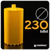 Gyémánt fúrókorona betonhoz 230 × 450 mm, 1 1/4" UNC, 16 szegmens, vizes, PM-DWK-230x450M – Powermat (PM1564)