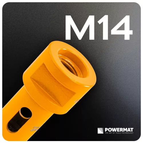 Gyémánt lyukfúró gres lapokhoz 20 mm, M14, száraz/nedves, PM-DWK-20M14M – Powermat (PM1570)